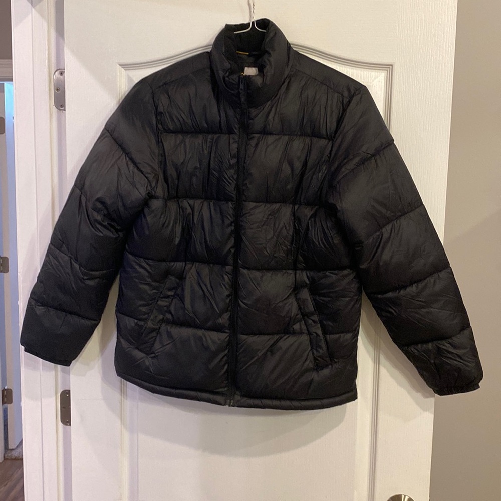 Old Navy Men’s Medium Puff Winter Jacket - Black